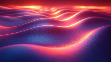 Obraz premium abstract animation background design with iridescent wavy circle looping video 3d rende