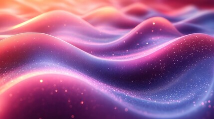 abstract animation background design with iridescent wavy circle looping video 3d rende