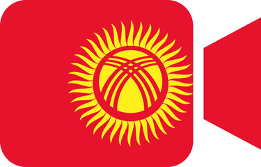 Kyrgyzstan flag on Video Call