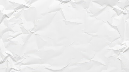 Obraz premium Close up of crumpled white paper with shadows and texture, texture, crumpled, copy space