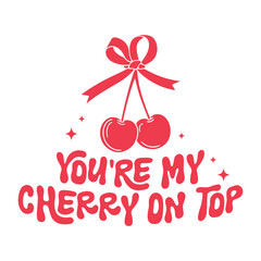 Retro valentine happy New year design 