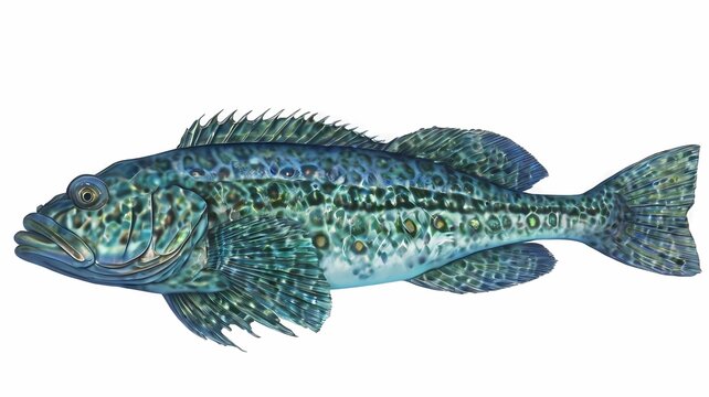 lingcod, ling cod, Ophiodon elongatus, buffalo cod, cultus cod, Hexagrammidae, Chordata, Actinopterygii, Ophiodon
