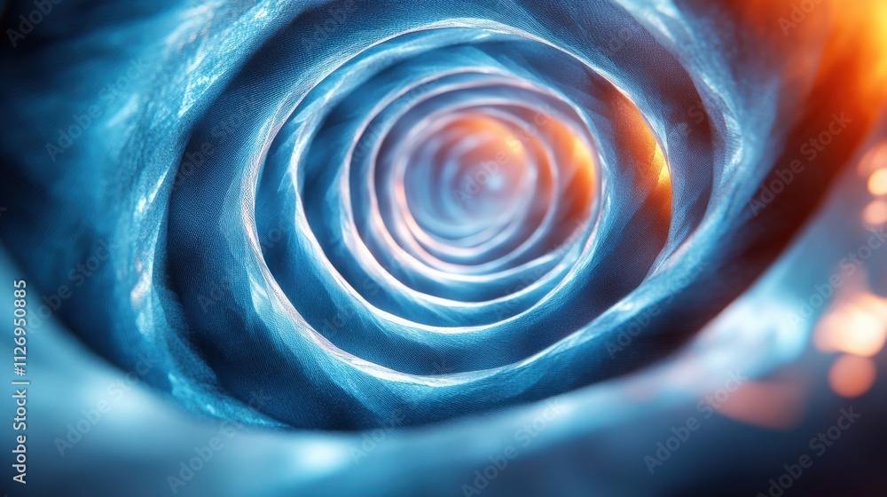 Poster abstract animation of rotating geometric structure 3d render seamless looped vide