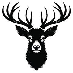 silhouette Deer vector