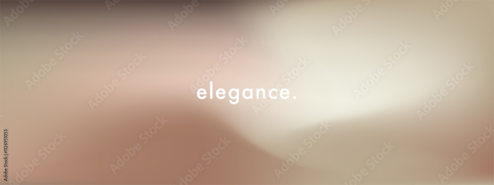 Aufkleber abstract mocha brown gradient background. light beige and brown color vector banner. pastel gradient