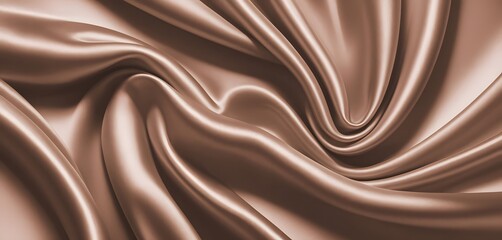 abstract background mocha mousse colors silky fabric, realistic swirling textile illustration, smooth gradients. perfect for background image, for trani and sewing shops. Pantone