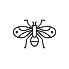 Mosquito Logo with Transparent Background PNG