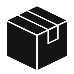 Parcel box vector icon