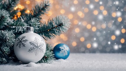 Obraz premium christmas tree decorations