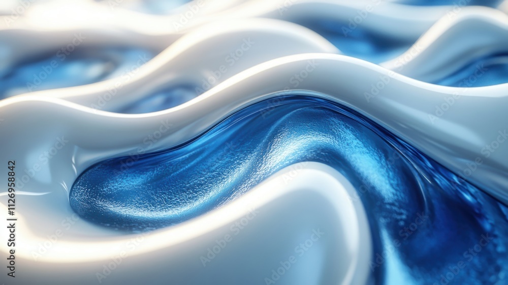 Poster abstract background design seamless looping animation 3d render
