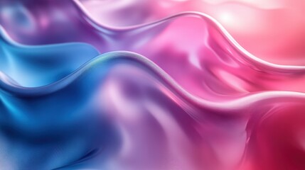 Fototapeta premium abstract blue and purple rings 3d rende