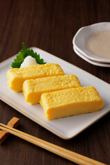 だし巻き卵　卵焼き