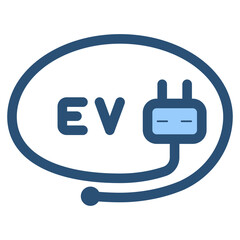 electric vehicle symbol icon