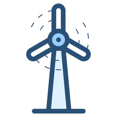 Obraz premium wind power icon