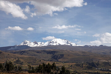 Snow topped peaks near Colca Canyon, Peru
