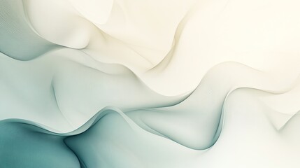 Obraz premium Abstract wave pattern in soft pastel colors, creating a calming visual texture.