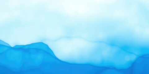 Obraz premium Abstract Blue Gradient Background with Smooth Undulating Shapes