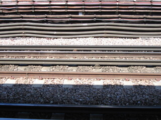 Railway lines texture