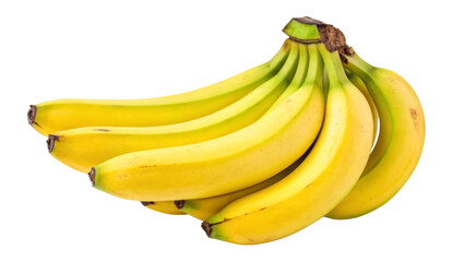 Banana on white background