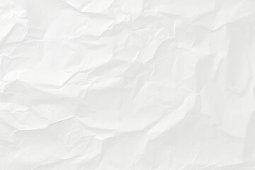 Naklejka premium Crumpled white paper texture png overlay effect, transparent background