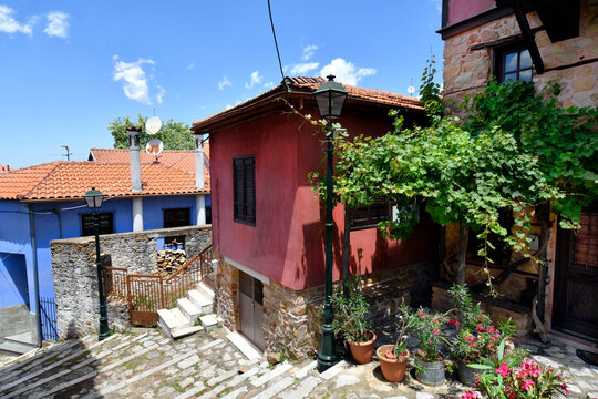 Greece, Mountain village Arnea