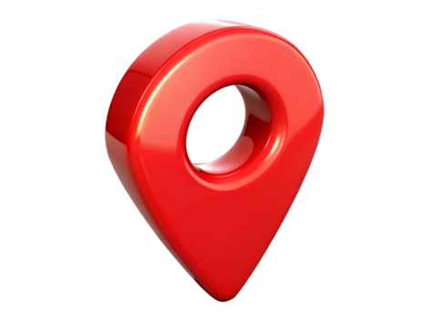 pointer with red pin