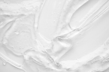 Transparent clear liquid serum gel cosmetic texture background