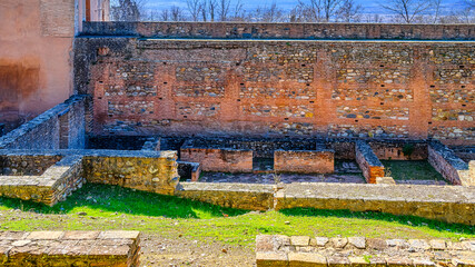 Granada, Spain, Fortification structures located on the grounds of the Alhambra Palace