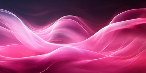 Fototapeta premium Abstract pink and purple flowing wave background.