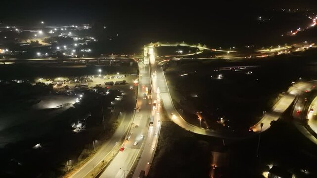 Multiple Overpasses And Bridges in Developed City