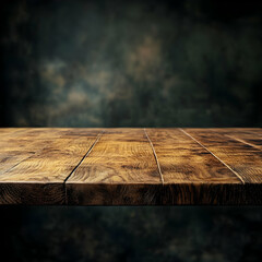 Rustic Wooden Tabletop Background Illustration