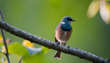 Fototapeta premium blue bird on a branch