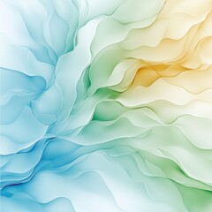 The aquamarine watercolor stain texture features a beautiful blend of blue and green hues, creating a soothing and serene aesthetic reminiscent of ocean waters