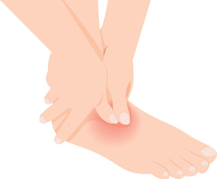 Ankle pain, people with leg and foot pain, ankles and bones