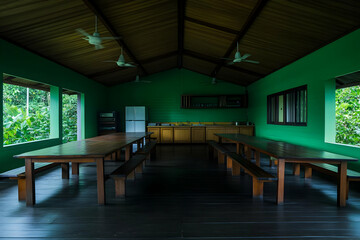 Green Room Interior Illustration