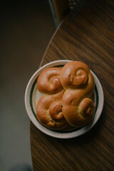 Lussekatter, dolce tipico Svedese di Santa Lucia 