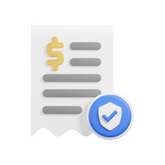 safety receipt icon