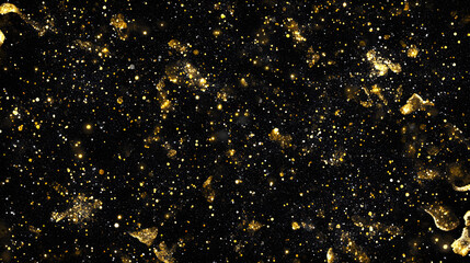 Gold and Silver Glitter Sparkle Background