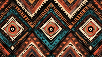 Mesmerizing geometric pattern, a stunning display of intertwined shapes and lines