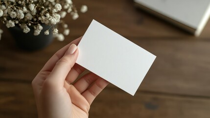 Obraz premium Designing a Personal Brand Business Card for Mockup