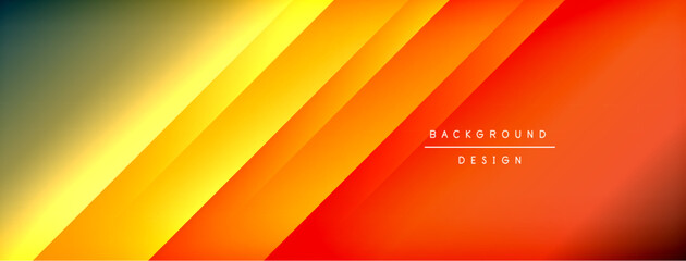 Dynamic shadow lines with gradient colors geometric background