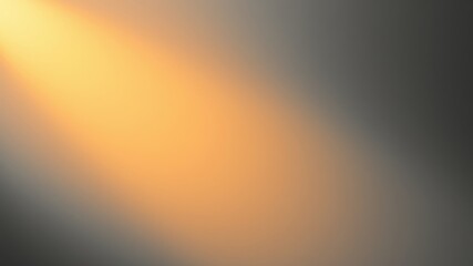 Abstract Golden Light Beam on Dark Background A Soft, Blurry Gradient Texture