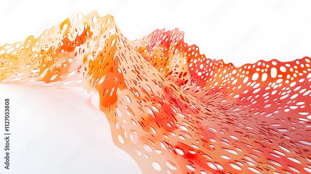 Poster A conceptual abstract representation of bold numbers overlapping diagonally in a rhythmic flow. White background. No shadow