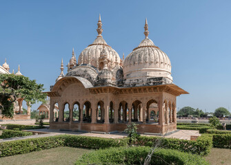 Fototapeta premium One of the most visited holy places in Mathura is Kusum Sarovar Lake. India.