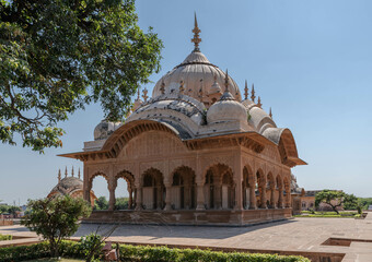 Fototapeta premium One of the most visited holy places in Mathura is Kusum Sarovar Lake. India.