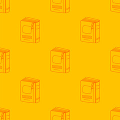 doodle book pattern background. back to school pattern background. book Seamless Pattern background. 