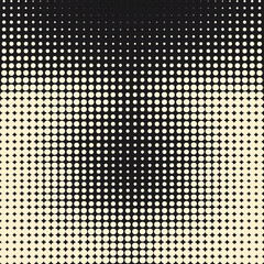 Retro dotted halftone pattern