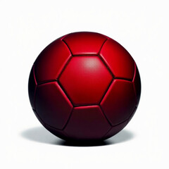 Fototapeta premium Soccer ball, Football, isolated on white background, full depth of field