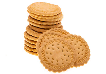 cracker cookies isolated