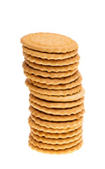 cracker cookies isolated